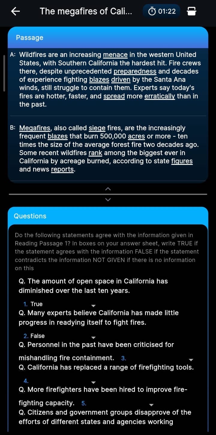 Voyage IELTS reading passage and questions